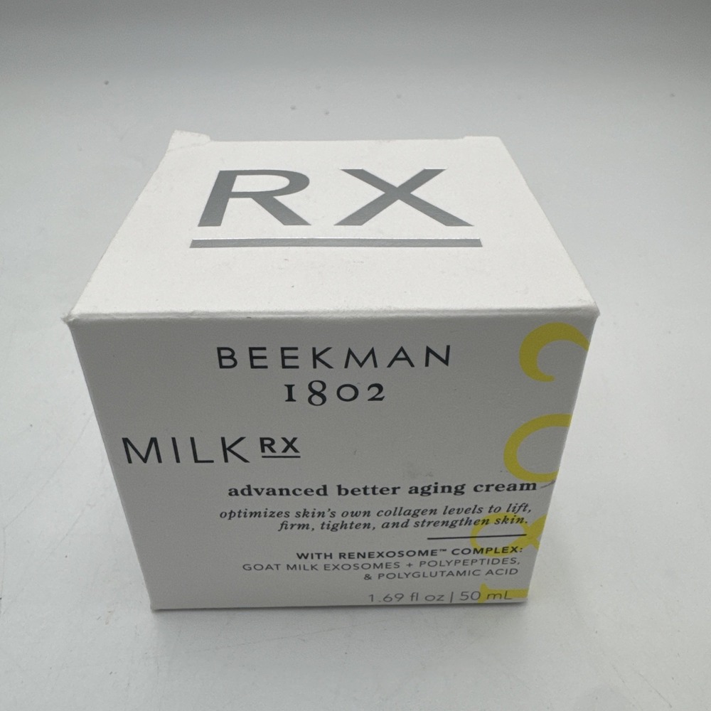 BEEKMAN 1802 MILK RX ADVANCED BETTER AGING CREAM  1.69 OZ NB